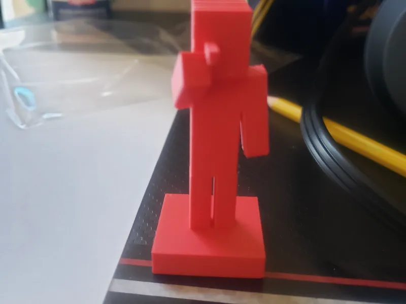 Minecraft figurine with spyglass