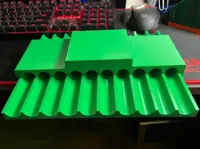 0.2mm layer, 3 walls, 15% infill 3 and 4 mm balls