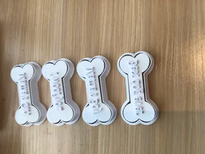 Dog treat cookie cutters