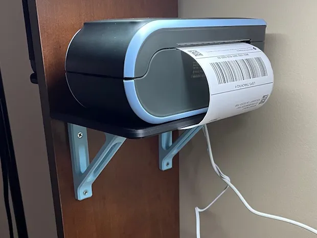 Jadens Thermal Label Printer Shelf