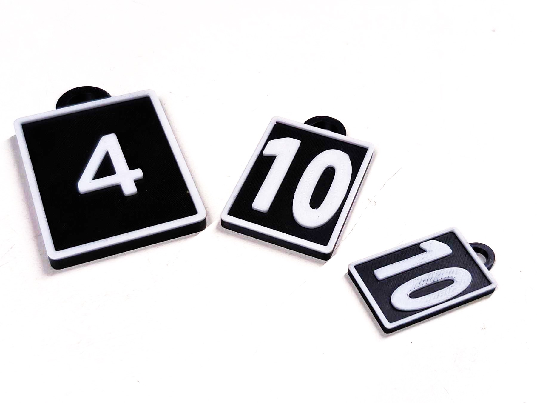 Key tags 1–20 L/M/S