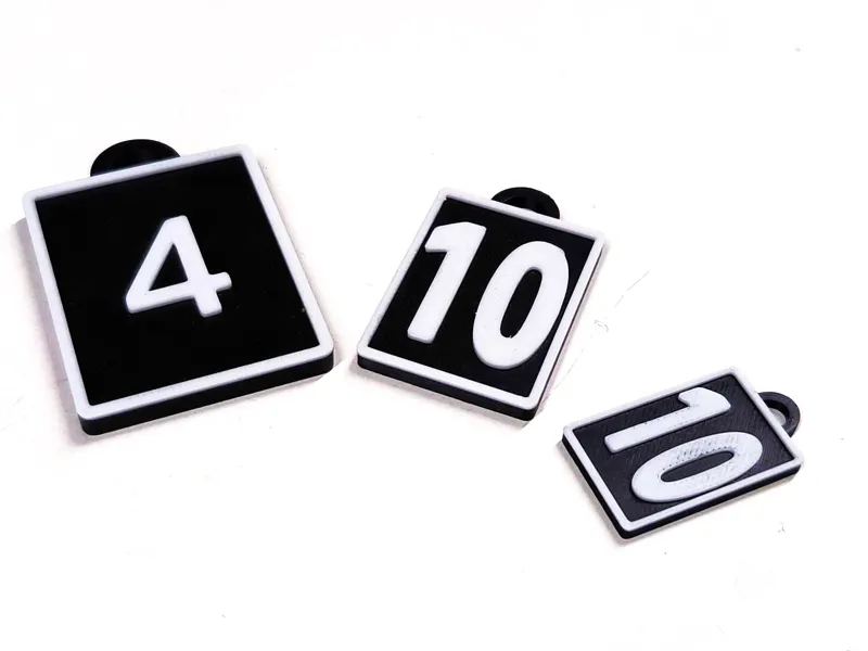Key tags 1–20 L/M/S