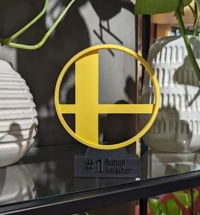 Smash Bros Trophy - Button Smasher