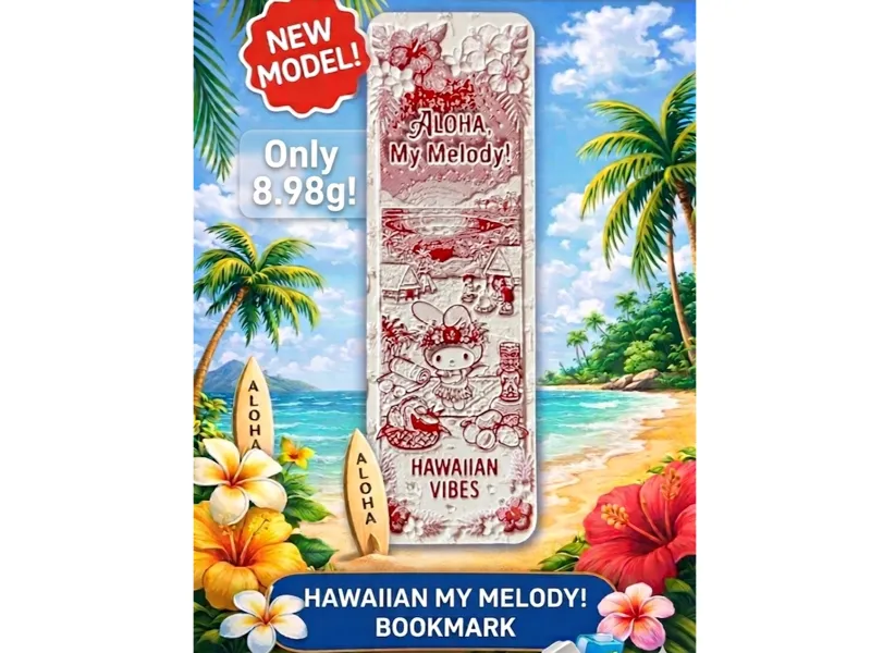 Hawaiian My Melody Bookmark