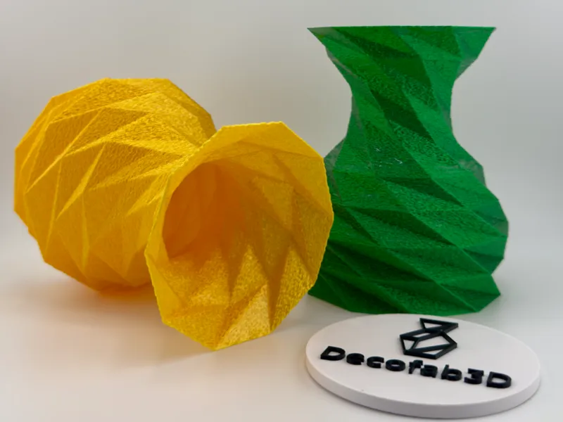 Vase design géométrique à facettes Prisma