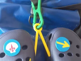 Croc Backpack Holder