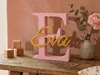 Letter E with name Eva