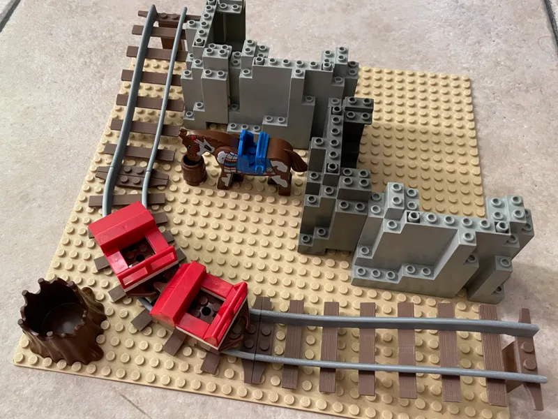 3 high slope roller coaster track