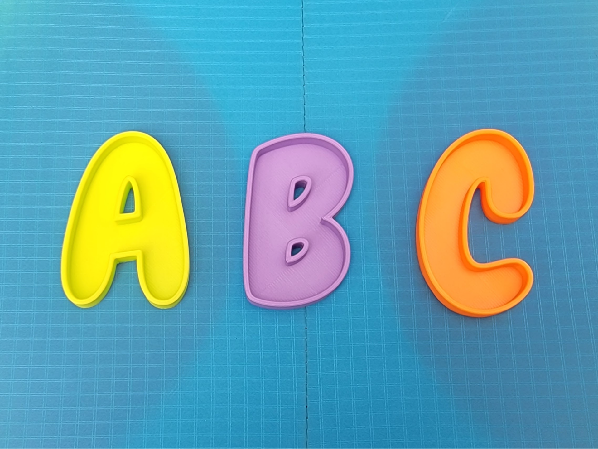 Decorative Wall Letters - Cookie Cutter Style