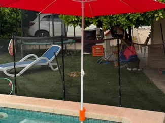 Portasombrillas piscina