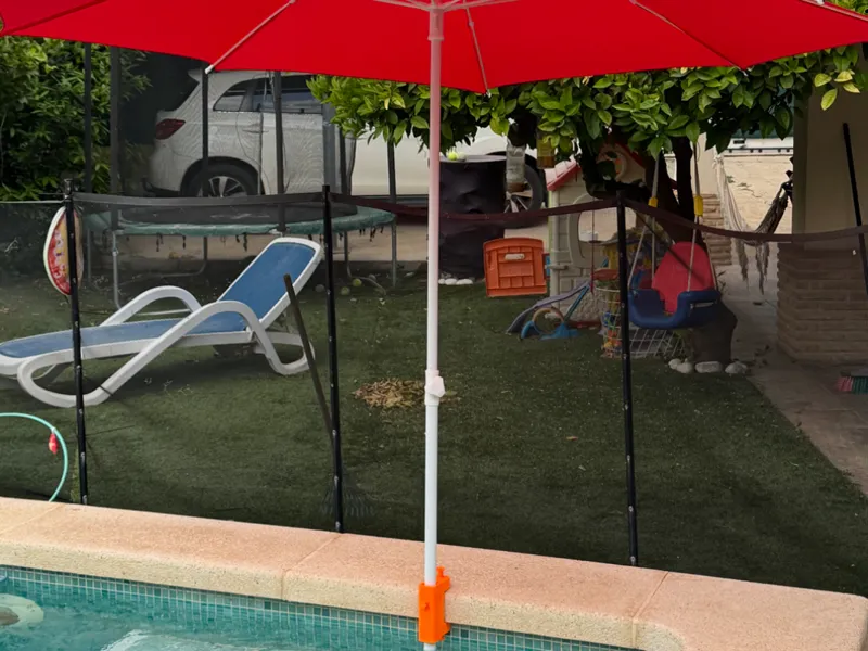 Portasombrillas piscina