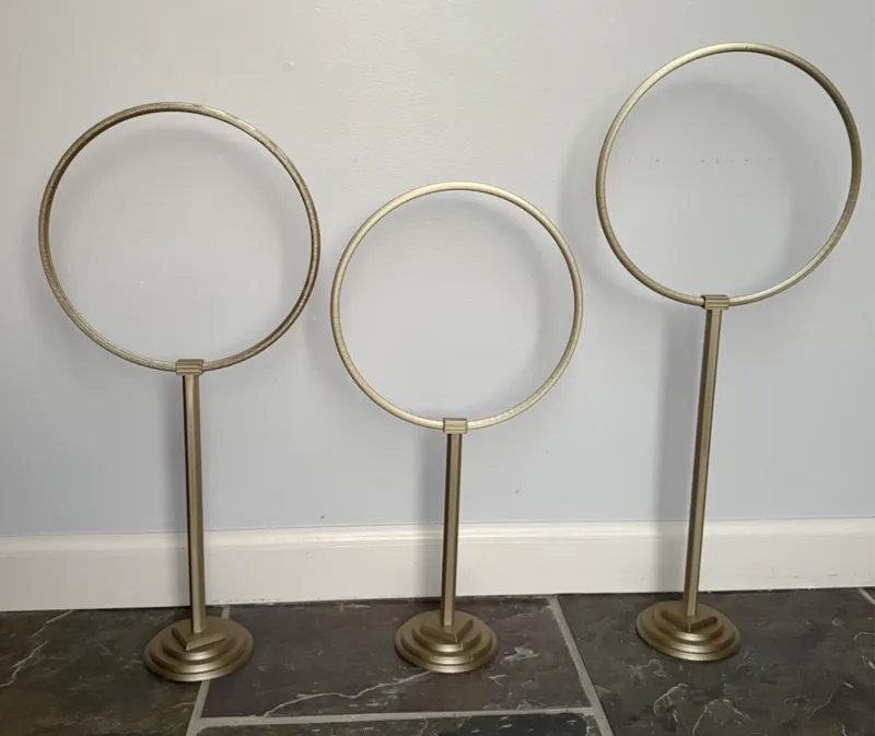 Quidditch rings tabletop ping pong set