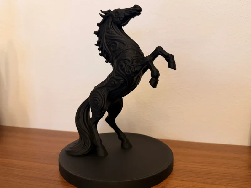 Rearing Horse Statue