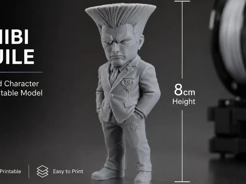 Chibi Street Fighter-Business Suit Guile