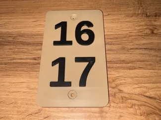 Customizable House Number & Address Sign