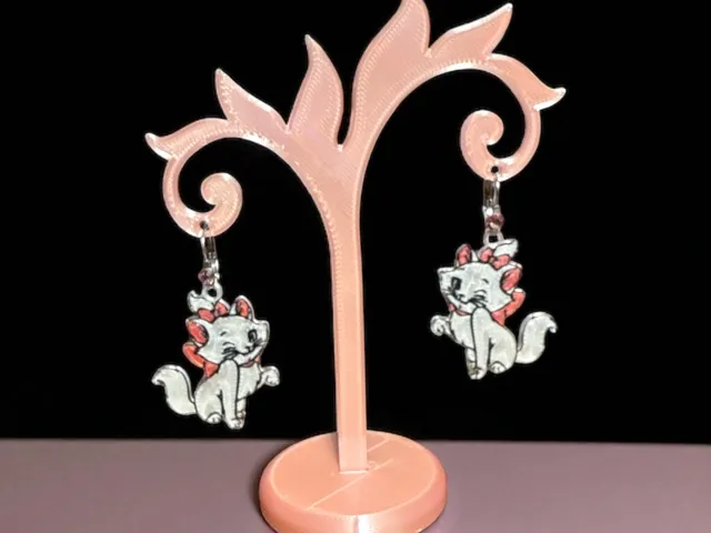 Aristocat's Marie Winking Eye Earrings