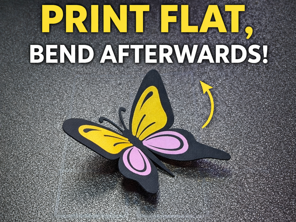 Custom Color Bendable Butterfly Decor
