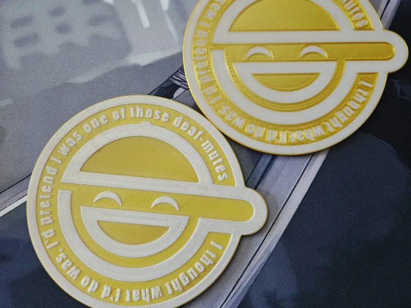Ghost in the Shell / Laughing Man Coaster