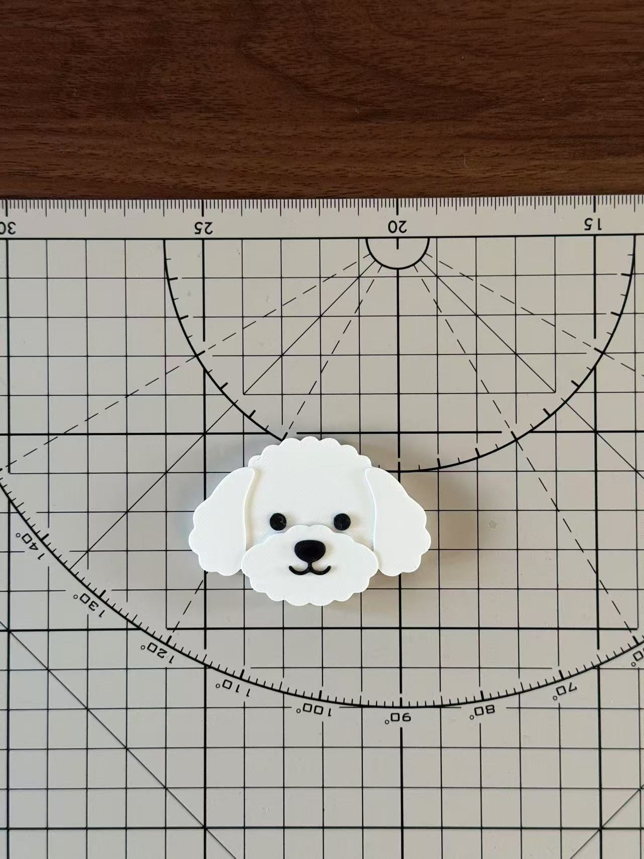 Miniatura 10 do modelo 3D 【狗狗头像冰箱贴】一组12个/AMS/哈士奇/柴犬/比格/雪纳瑞/萨摩耶/泰迪