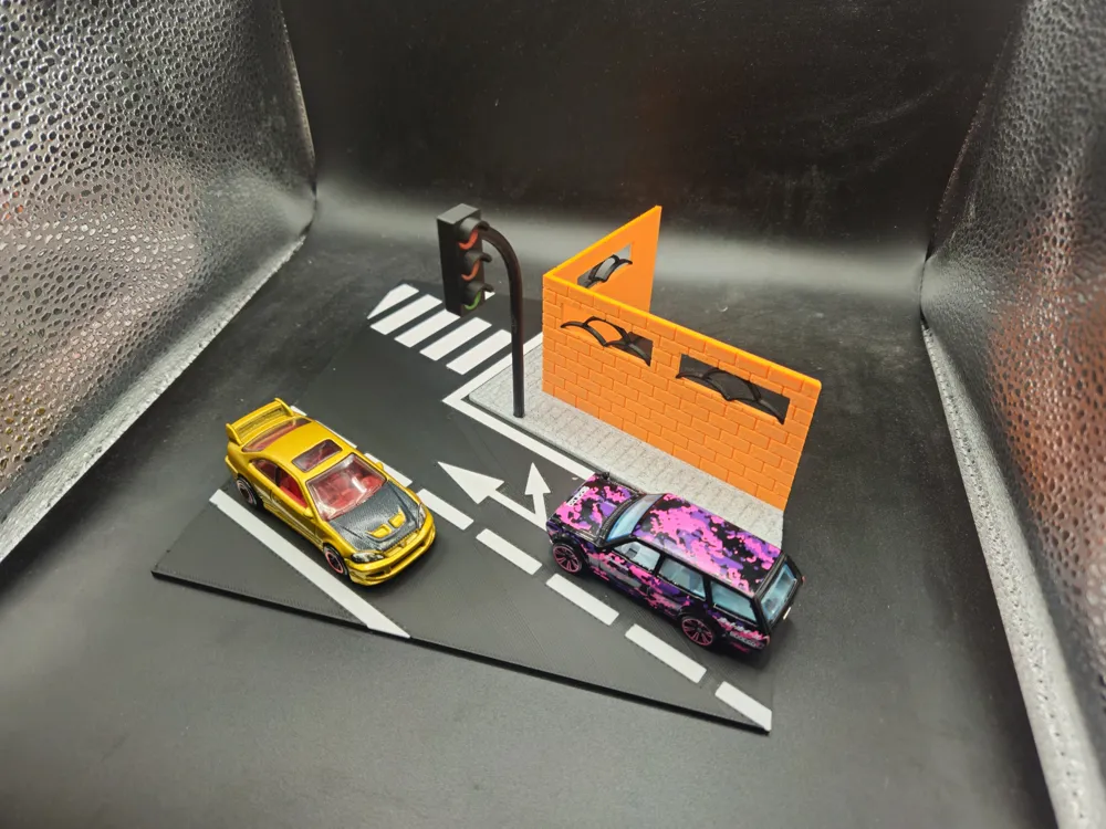 Street diorama display stand - Free 3D Print Model - MakerWorld
