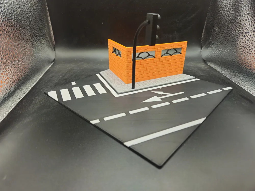 Street diorama display stand - Free 3D Print Model - MakerWorld