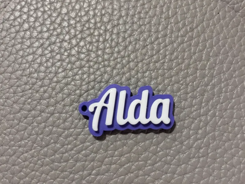 Alda name keychain