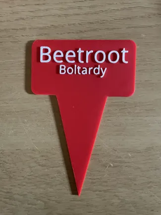 Gardening Marker For Boltardy Beetroots