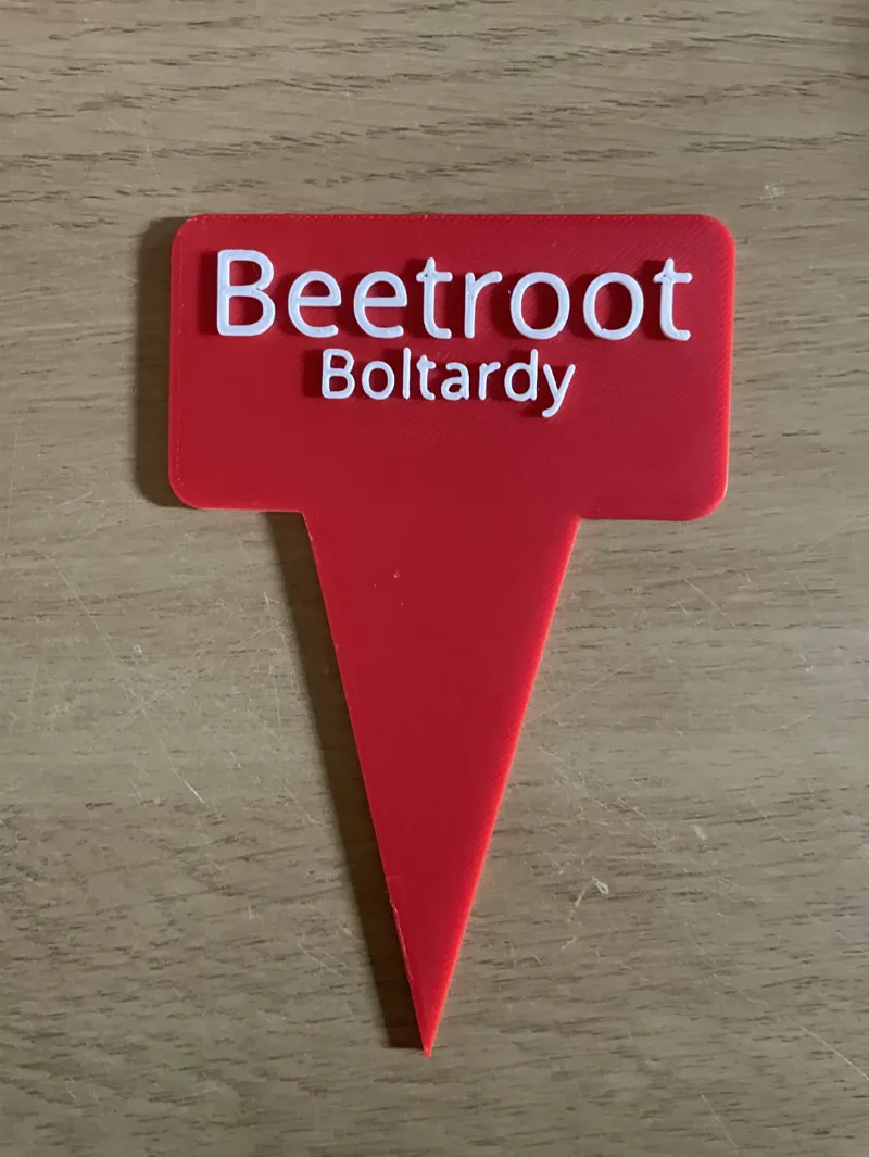 Gardening Marker For Boltardy Beetroots