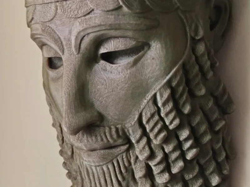 Sargon of Akkad Wall Mask - Akkadian First Empire