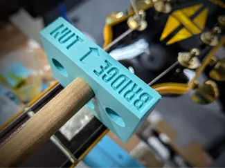 Luthier Guitar Bridge Locator