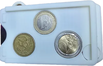 Cascade card wallet + 2xID card + ring + 3 Coins