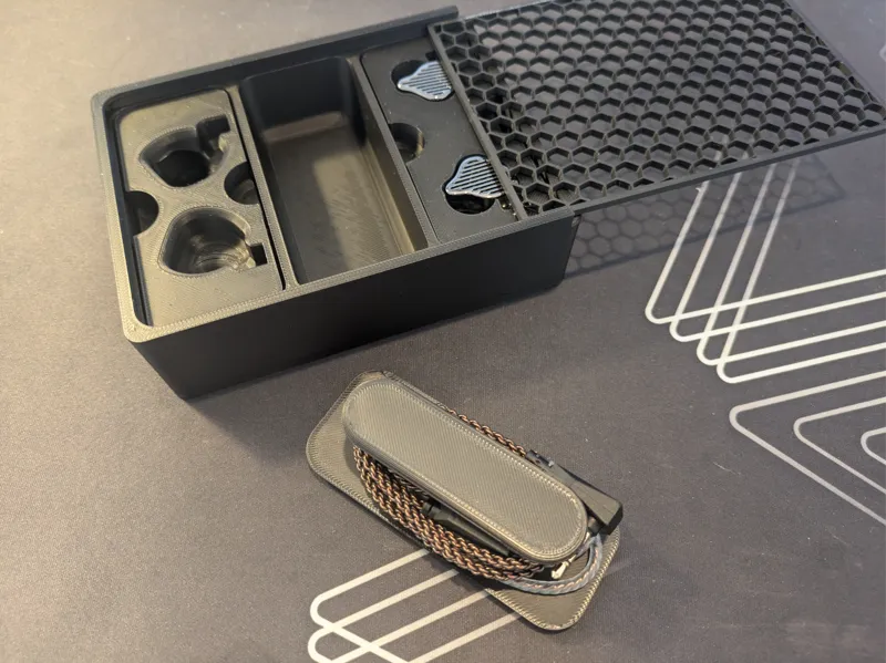 KZ Earbud Container Slot for IEM Cable