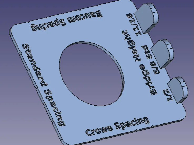 Banjo Bridge Measurement Guide