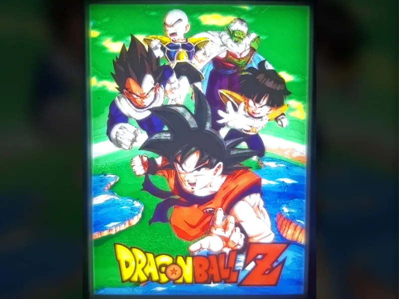 Dragon Ball Z - Namek - CMYK Lithophane