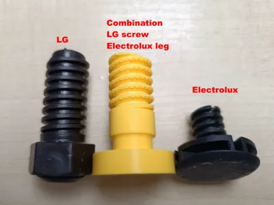 Electrolux to LG Screw Leg and Clip