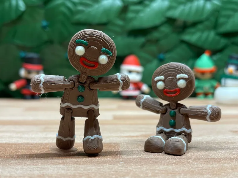 3D Printable Gingerbread Man
