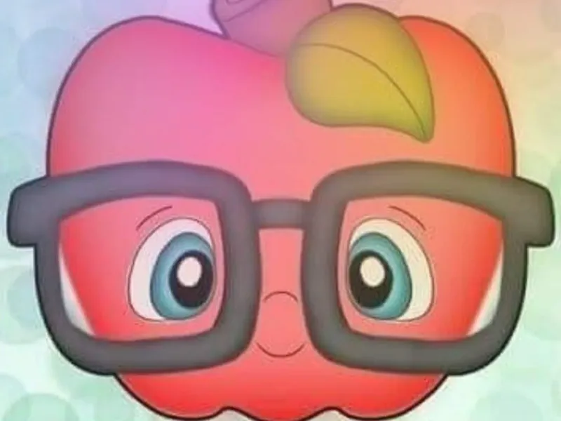 School apple cookie cutter