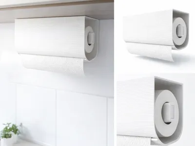 Under-Cabinet Paper Towel Holder Clean & Minimal 