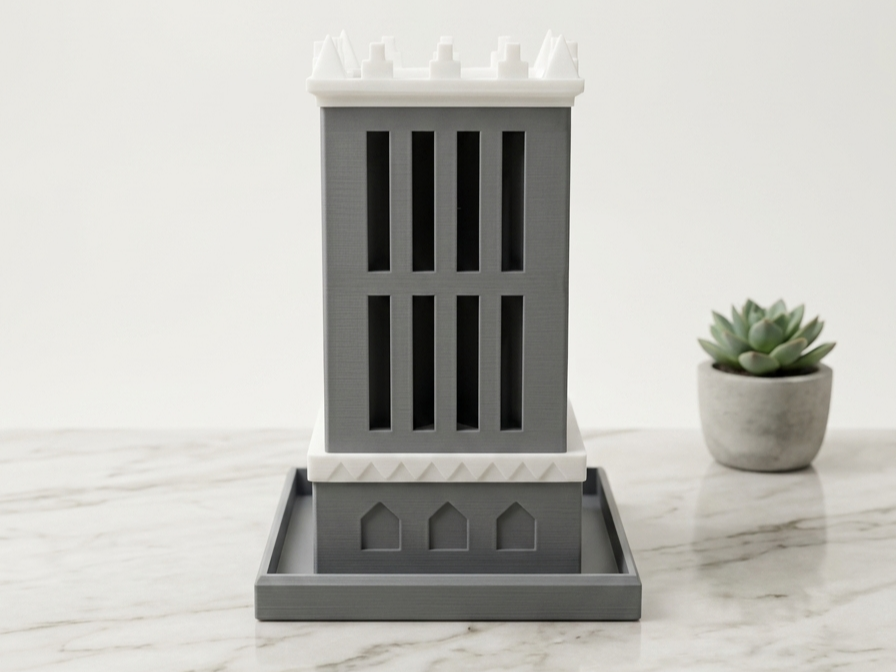 Barjeel Wind Tower Pen Holder – Desk Organizer