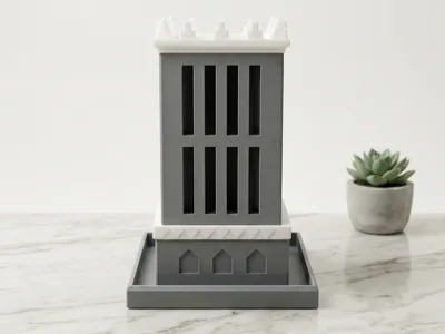 Barjeel Wind Tower Pen Holder – Desk Organizer