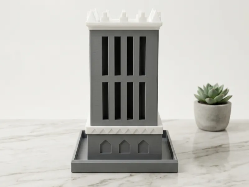 Barjeel Wind Tower Pen Holder – Desk Organizer