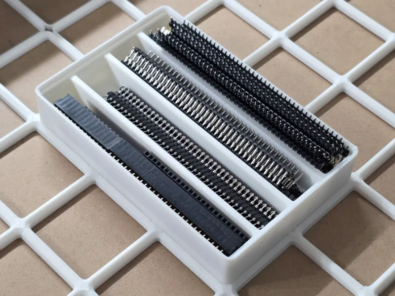 Gridfinity 3x2 4-Slot Dupont Connector Organizer