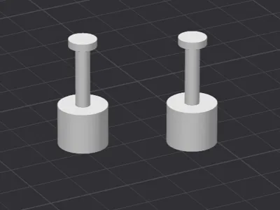 4mm Curtain Rail - Baby Monitor (GHB) Adapter