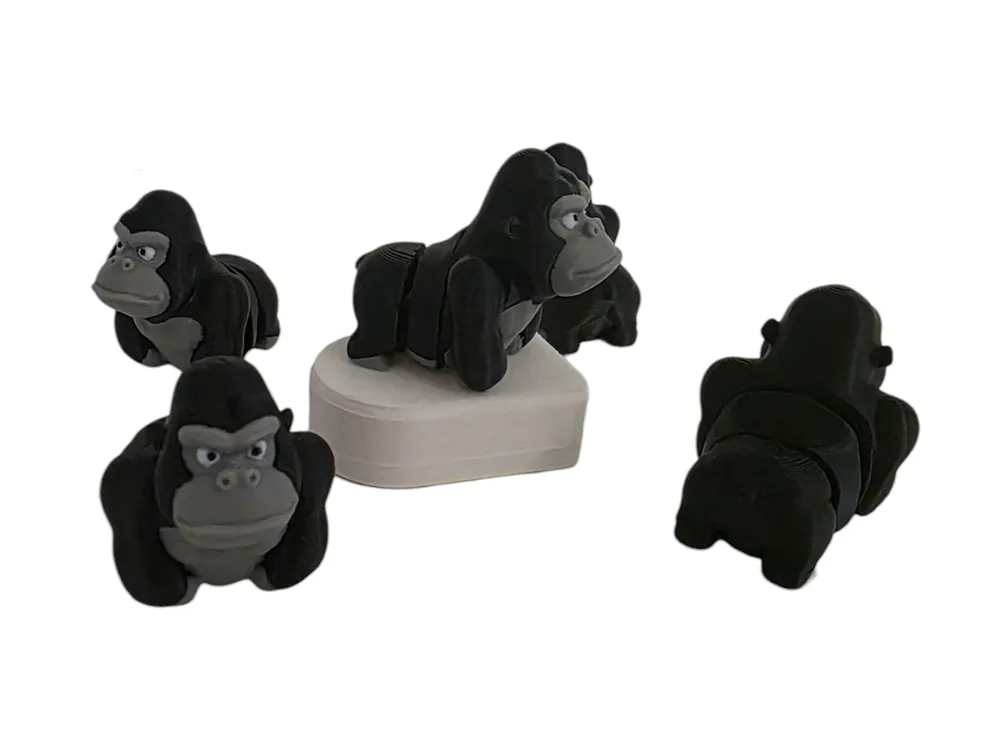 Layer Llama - Flexi Gorilla - Free 3D Print Model - MakerWorld