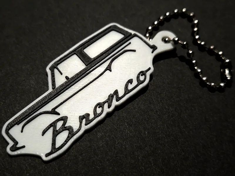 1970 Bronco Keychain