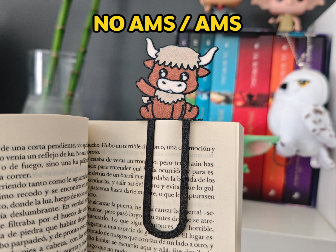 Highland Cow Bookmark #1