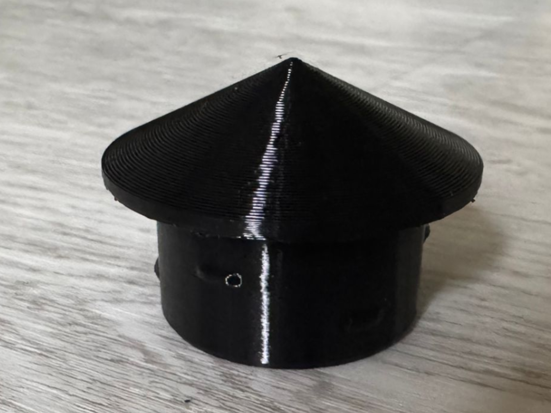 Push-Fit Round Fence Post Cap – 48 mm Cone Top