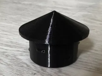Push-Fit Round Fence Post Cap – 48 mm Cone Top