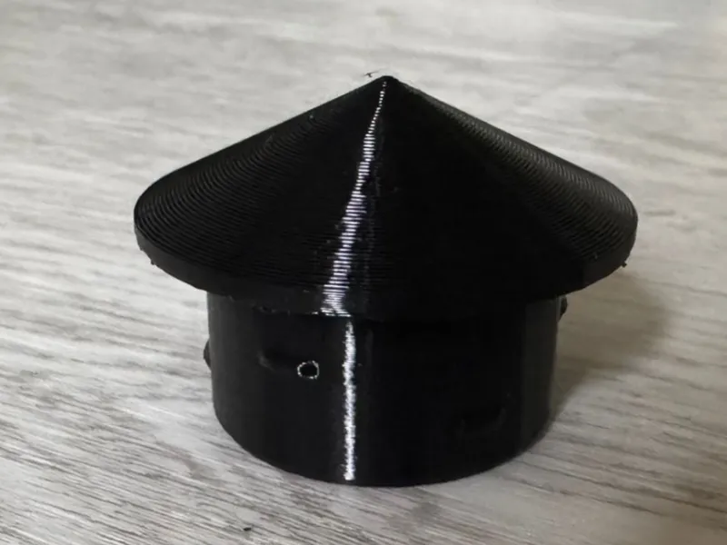 Push-Fit Round Fence Post Cap – 48 mm Cone Top