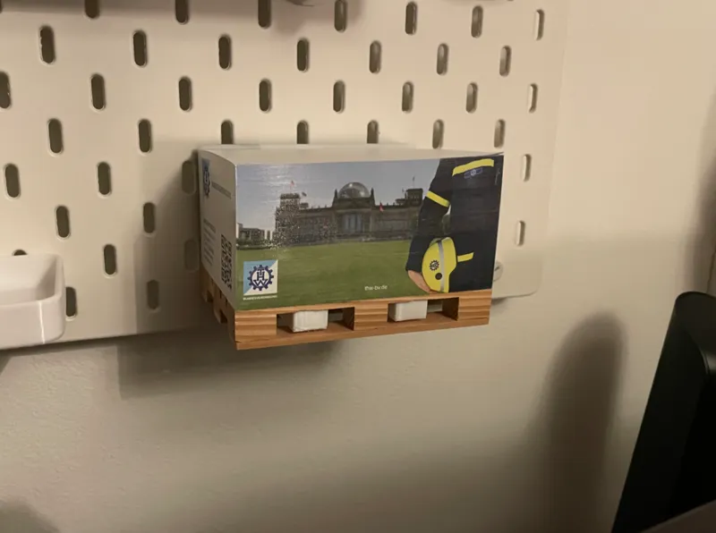 Ikea Skadis Pallet slip holder
